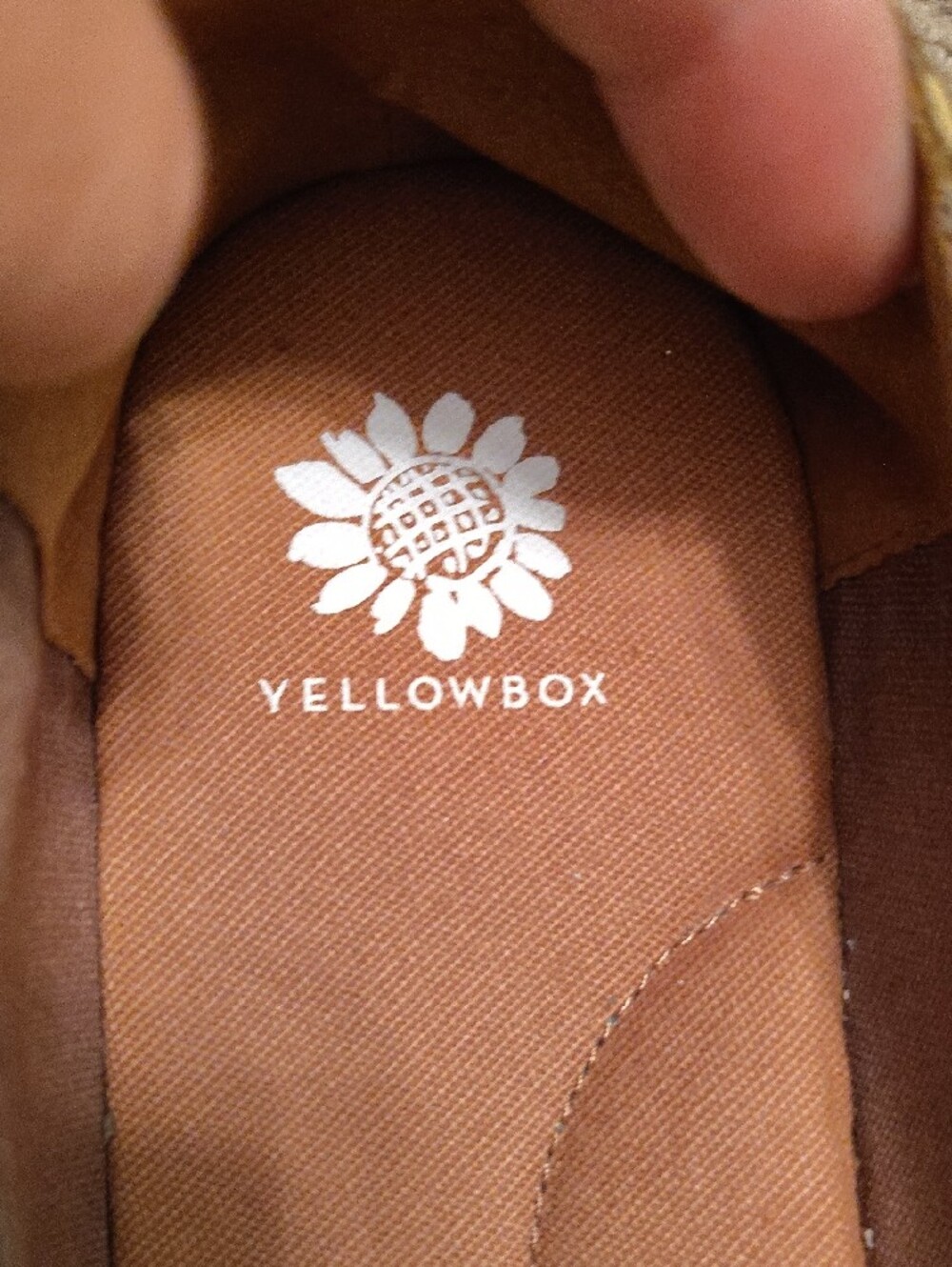 Yellow Box -Cowhide Pattern - Picture 2 of 8